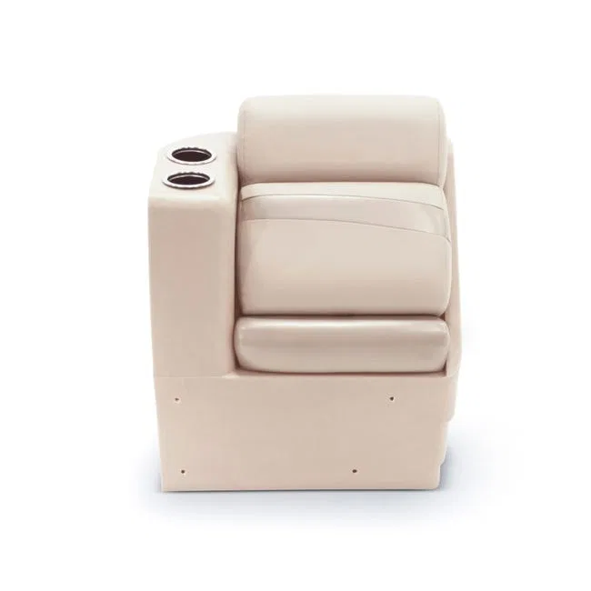 433058 – TAYLOR MADE Boat Seat, Lounge Seat Left Chaise Seat Non-Adjustable Non-Foldable 26 Inch Length x 17 Inch Wid...